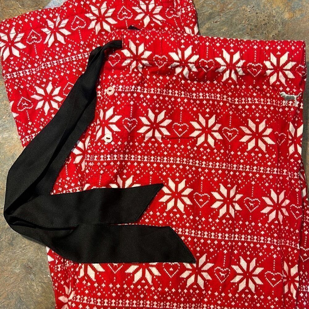 Victoria’s Secret Christmas Pajama Pants HO HO HO Sz Medium